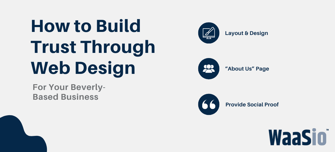how to build trust through web design