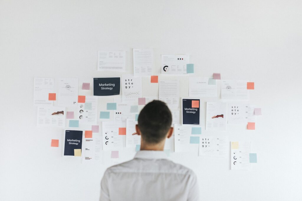 A casual business man looking at a marketing plan. how important is SEO for digital marketing in Boston, MA