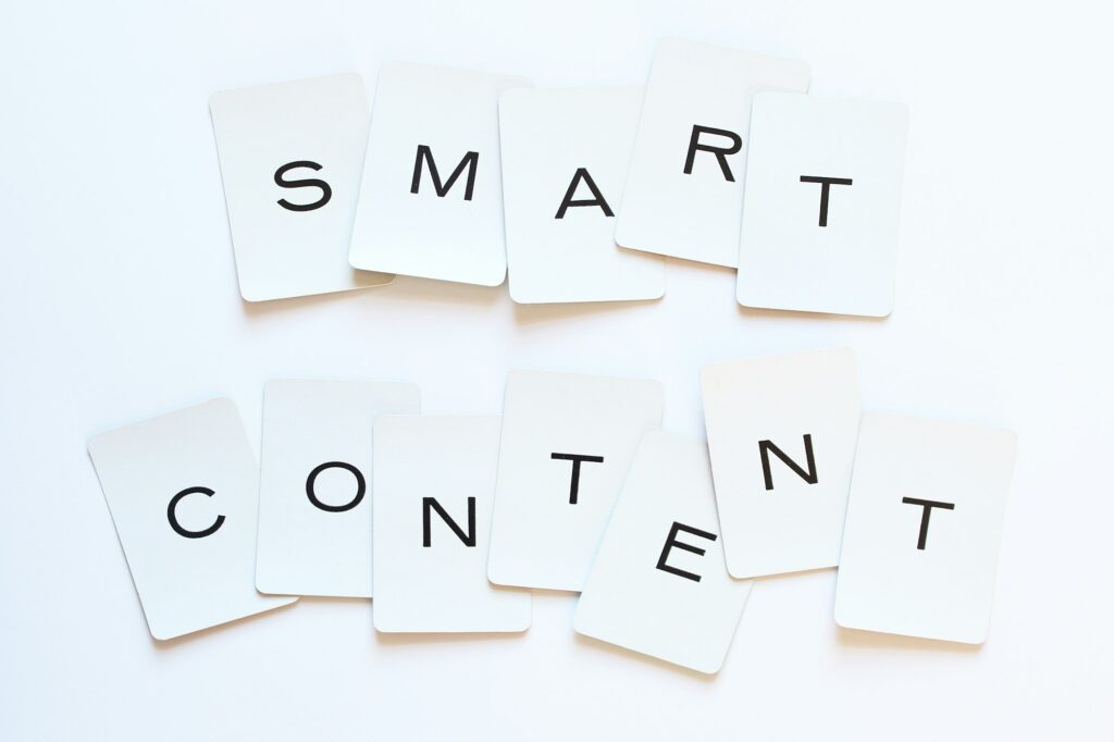 Smart content concept